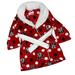 Disney Pajamas | Disney Minnie Mouse Toddler Girls Polka Dot Robe 2t/3t | Color: Red/White | Size: 2tg