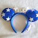 Disney Accessories | Disney Mouse Ears Hair Band Sequin Disney Parks | Color: Blue/White | Size: Osg