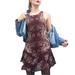 Free People Dresses | Free People Intimately Boho Chic Paisley Floral Drop Waist Mini Dress Xs | Color: Red | Size: Xs