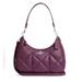 Coach Bags | Coach Teri Hobo Shoulder Bag With Diamond Quilted Nappa Leather-- Nwot | Color: Purple/Silver | Size: 11.5"L X 9.75"H X 3.5"W