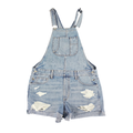 American Eagle Outfitters Shorts | American Eagle Shortalls Denim Overalls Shorts Size Medium | Color: Blue | Size: M