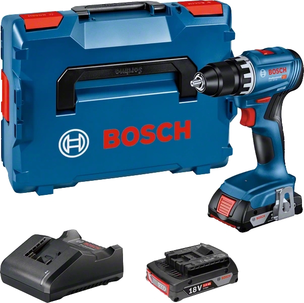 BOSCH Professional 06019K3203 BOSCH Professional GSR 18V-45 Akku-Bohrschrauber-Set 18,0 V, mit 2 Akkus Image