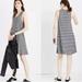 Madewell Dresses | Madewell Highpoint Tank Dress, Gray Black Striped Soft Sleeveless Relaxed Boho S | Color: Black/Gray | Size: S