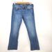 American Eagle Outfitters Jeans | American Eagle True Boot Bootcut Low Rise Distressed Jeans Womens Sz 4 | Color: Blue | Size: 4
