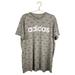 Adidas Shirts | Adidas Men's Core Fav Tee Shirt, Raw Gray/Black Size Xl | Color: Gray/White | Size: Xl