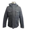Levi's Jackets & Coats | Levi's Men's Wool Blend Hooded Military Jacket In Charcoal Size Small | Color: Gray | Size: S