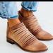 Free People Shoes | Free People Lost Valley Bootie Booties Size 37 Distressed | Color: Brown/Tan | Size: Euro 37