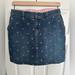 Lilly Pulitzer Skirts | Lilly Pulitzer Denim Skirt Pink Whales Women’s Size 12 Beach Swim Resort | Color: Blue | Size: 12