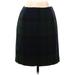 Eddie Bauer Wool Skirt: Green Plaid Bottoms - Women's Size 10