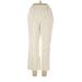 Alfred Dunner Casual Pants - High Rise: Ivory Bottoms - Women's Size 10 Petite