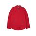Vineyard Vines Fleece Jacket: Below Hip Red Solid Jackets & Outerwear - Kids Girl's Size 16