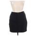 Eddie Bauer Casual Skirt: Black Solid Bottoms - Women's Size 14