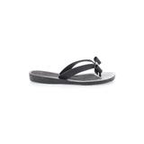 Guess Flip Flops: Flip-Flop Wedge Casual Gray Print Shoes - Women's Size 9 - Open Toe