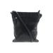 Margot Leather Crossbody Bag: Pebbled Black Print Bags