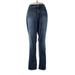 Lands' End Jeans - High Rise: Blue Bottoms - Women's Size 12