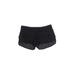 Lululemon Athletica Athletic Shorts: Black Solid Activewear - Women's Size 8