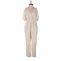 Feather Bone by Anthropologie Jumpsuit: Ivory Solid Jumpsuits - Women's Size X-Small Petite