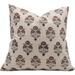 Duck Canvas Hand Block Print Farmhouse pillow cover - Tarffic Light