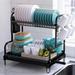 2-Tier Dish Drying Rack for Kitchen Counter