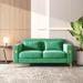 Modern Small Loveseat Upholstered 2 Seater Sofa Couch for Living Room