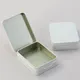 Tinplate Storage Box Metal Storage Box White Tea Box Candy Storage Tin Can Packing Case Portable