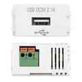 USB Power Module 220V Socket 5V2.1A Mobile Phone Charging Panel USB Power Module 5V Transformer