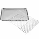 Baking Tray with Removable Cooling Rack Set Stainless Steel Baking Pan Sheet Non Toxic Used for