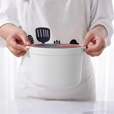 Microwave Oven Rice Cooker Portable Food Container Multifunction Steamer Rice Cooker Bento Lunch Box