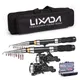 Lixada Fishing Rod Reel Combo Full Kit with 2.1m 2.3m Telescopic Fishing Rods 2PCS Spinning Reels