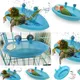 Bird Water Bath Tub For Pet Cage Hanging Bowl Parrot Parakeet Bird Bath+Mirror Birdbath Bird Cage