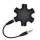 3.5mm Stereo Headset Headphone Earphone Extension Audio Hub Splitter Adapter 1 Male to 2 3 4 5