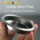 Coffee Machine Blank Filter 51mm 54mm 58mm Stainless Steel Backwash Cleaning Blind Bowl Espresso