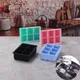 Silicone Square Shape Ice Cube Mold 16.5*11.5*5 cm Food Grade 6 Lattice Bar Kitchen Accessories