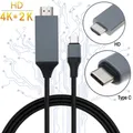 4K Type-C to HDMI Cable USB-C Adapter Type C 3.1 Hub USB C to HDMI Converter for Projector MacBook