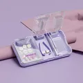 Pilulier portable pour poudre de meulage boîte à médicaments boîte intime comprimés de coupe