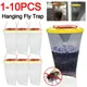 1-10pcs Hanging Fly Catcher Trap Insect Bug Killer Flies Catching Bag for Outdoor Farm Fly Trap