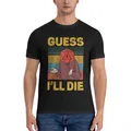 T-shirt en coton pour hommes Guess I'll Die D20 Vintage Funny DnD brittop Sweat-shirt classique