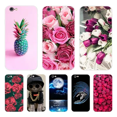 Phone Case For iPhone 6 S 6S 7 8 11 Pro X XR XS Max Case Silicone Soft Cover Apple iPhone 8 7 6S 6 S