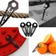 5Pcs High Quality Tactical Hair Clip Self Defense Hairpin Multi-Tool Ruler Cutter Wrench Opener