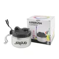 SAGUD Multi-Purpose Airbrush Cleaning Pot Strong Jar Glass Bottle Filters Cleaner Air Brush Spray