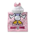 Serviette de bain en coton à capuche Disney Cartoon pour enfants serviette de plage respirante