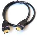 50cm maschio a maschio Mini linea compatibile HDMI tipo C Mini linea cavo compatibile HDMI maschio a
