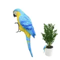 Sculpture de perroquet en résine décorative oiseau tropical ornements pour mur jardin cour