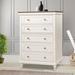 Ophelia & Co. Laguna Georgiana 5 Drawer Chest Wood in Brown | 40 H x 72.5 W x 18 D in | Wayfair 6440F5AF7C654CD094A0720AF2C15BF0