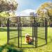 Tucker Murphy Pet™ Scarlette 8 Panel Dog Pen, Metal Pet Playpen w/ Gate Metal | 39.37 H x 52.36 W in | Wayfair F0A6EEAACCD24013AEB85DD6C4E3B8BC