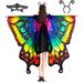 The Holiday Aisle® Halloween Butterfly Costume For Women - Adult Wings Cape Shawl w/ Lace Mask & Antenna Headband, | 55 H x 66 W x 66 D in | Wayfair