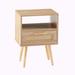 George Oliver Eley Nightstand Wood in Brown | 22.05 H x 15.75 W x 11.81 D in | Wayfair 0D409795A1DA423395792629E5DDDF55