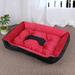 Tucker Murphy Pet™ Pet Kennel Pet Kennel Cozy Dog Kennel Soft Kennel Cotton in Red/Black | 6 H x 27.5 W x 21.5 D in | Wayfair