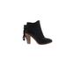 Vince Camuto Ankle Boots: Black Print Shoes - Women's Size 8 1/2 - Almond Toe