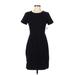 Old Navy Casual Dress - Sheath High Neck Short sleeves: Black Solid Dresses - New - Women's Size Small Petite